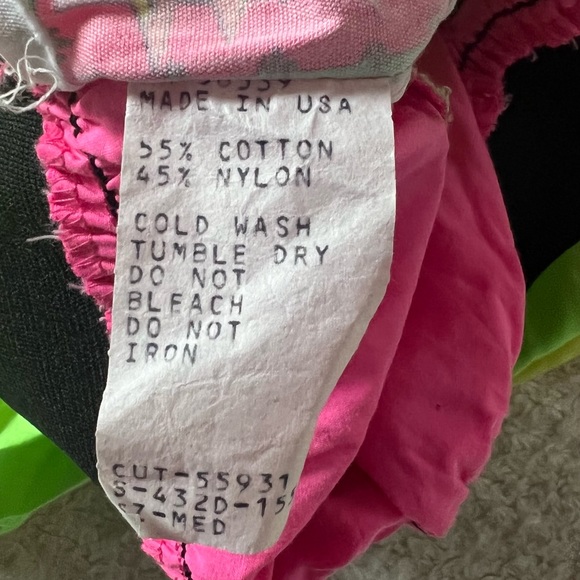 coolest Vintage 90s neon layered skirt - Picture 3 of 4